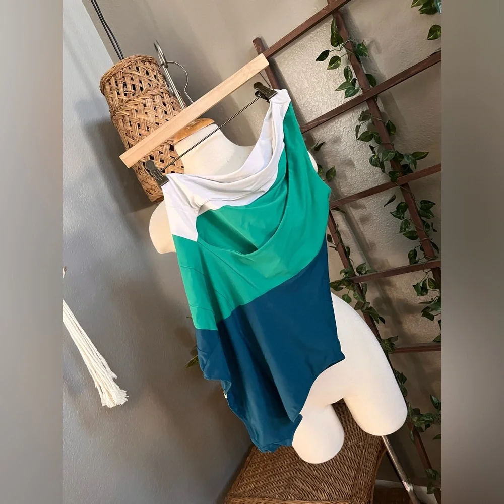 Summersalt Sidestroke Swimsuit One Piece Colorblock Support Swimwear